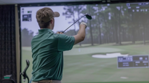 Houston, PA – Competitive Golf Simulator Lounge Designed for League Nights